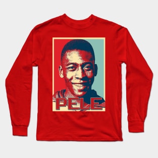 Pelé pop art Long Sleeve T-Shirt